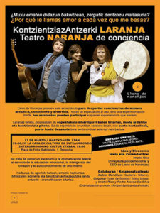 teatro lleno de naranjas